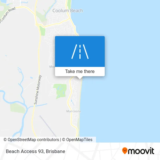 Mapa Beach Access 93