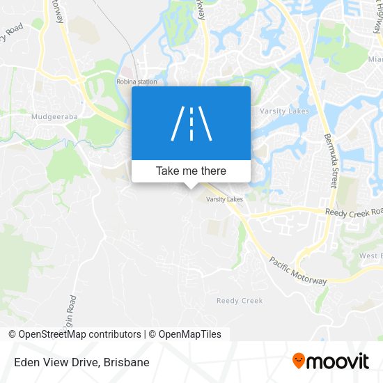 Eden View Drive map