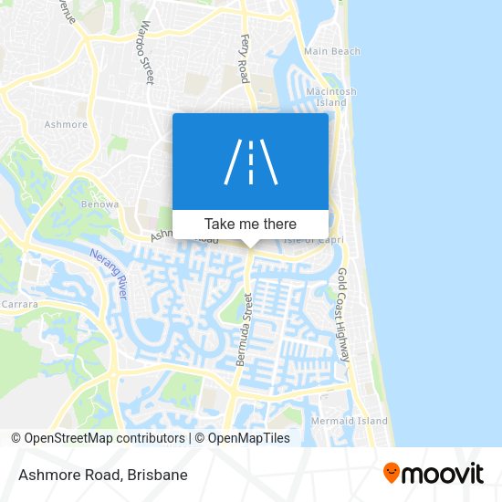 Ashmore Road map