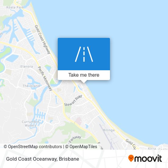 Gold Coast Oceanway map