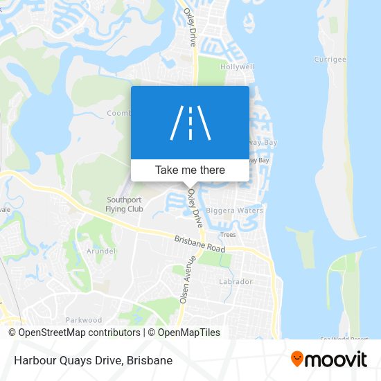 Harbour Quays Drive map