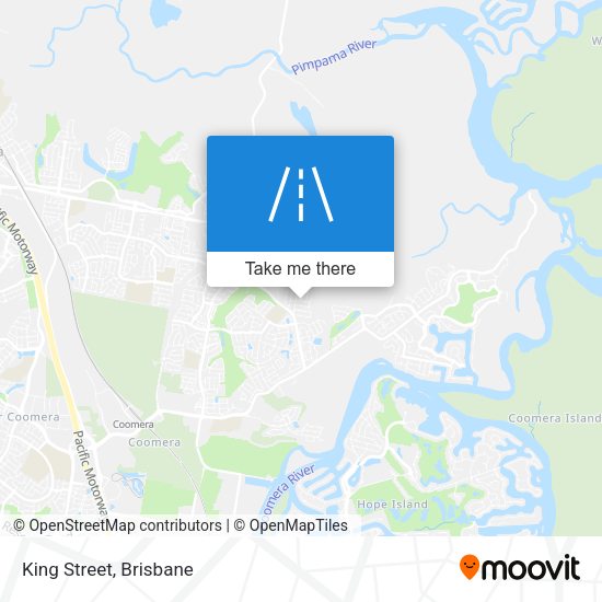 King Street map