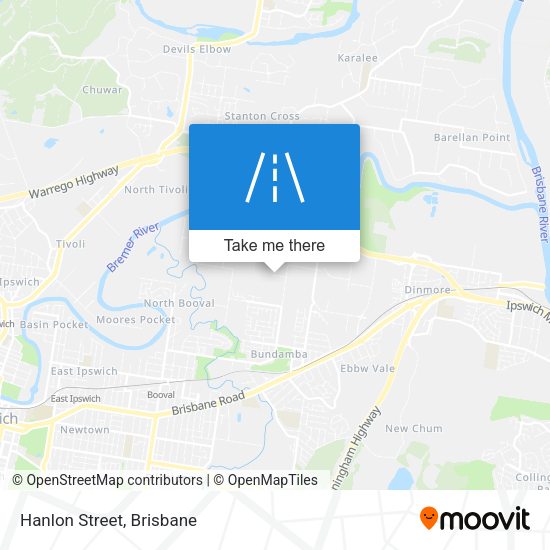 Hanlon Street map