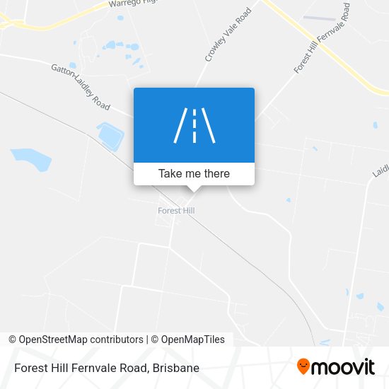 Forest Hill Fernvale Road map