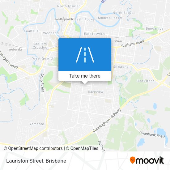 Lauriston Street map