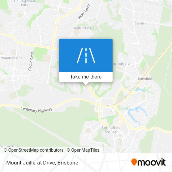 Mount Juillerat Drive map