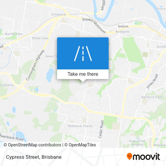 Cypress Street map