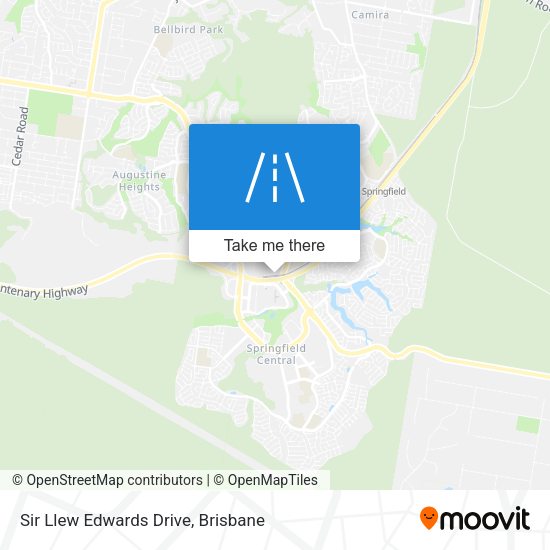 Sir Llew Edwards Drive map