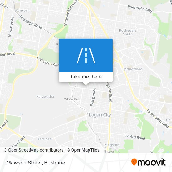Mawson Street map