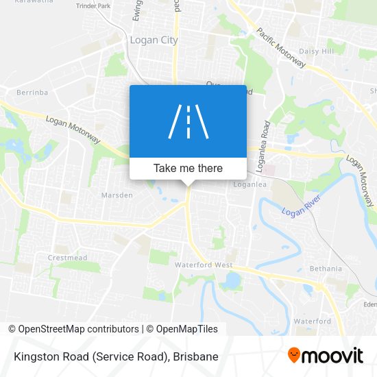 Kingston Road (Service Road) map