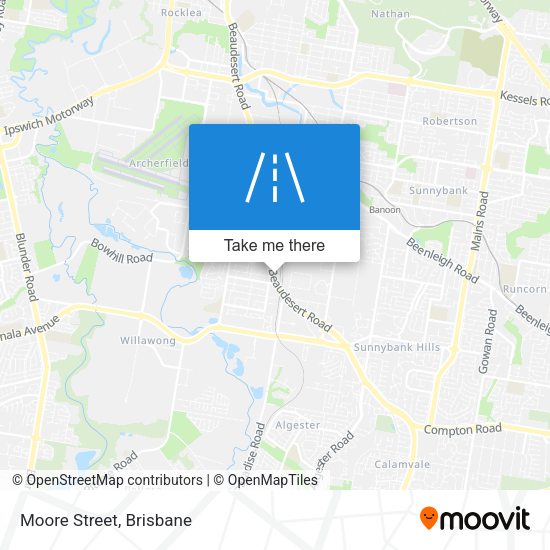 Moore Street map
