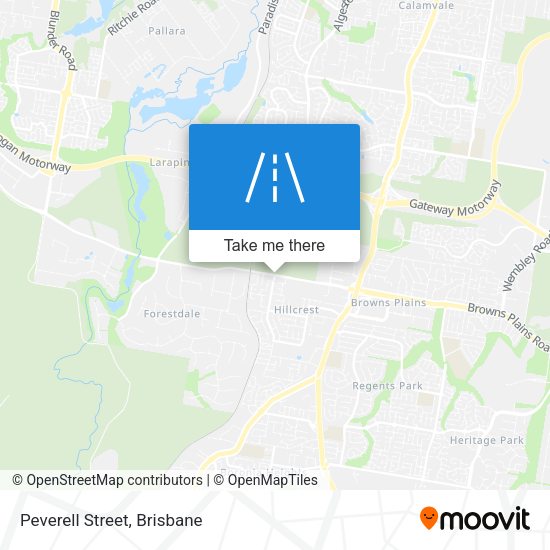 Peverell Street map