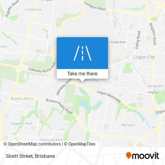 Sirett Street map