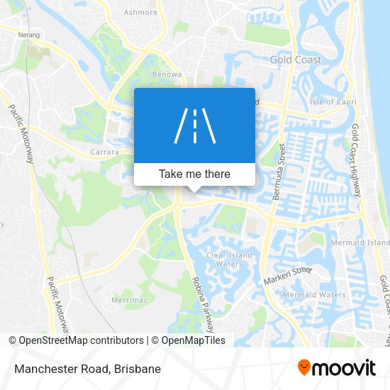 Manchester Road map
