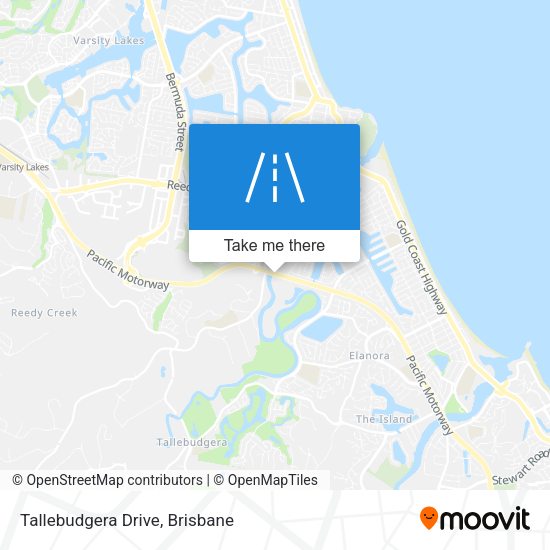 Tallebudgera Drive map