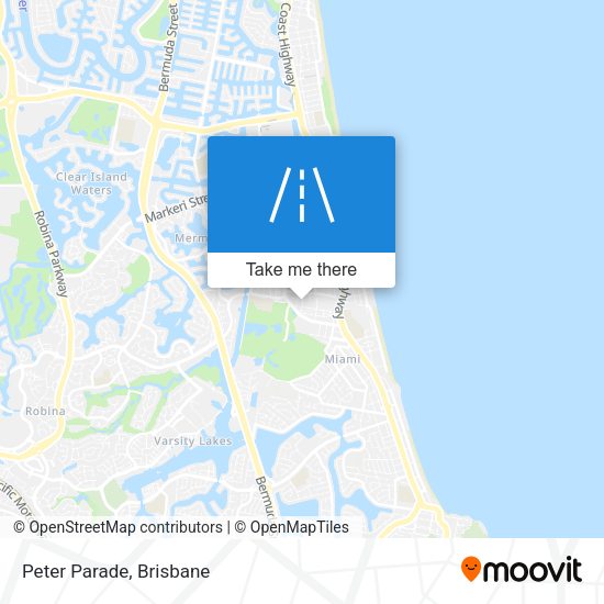 Peter Parade map