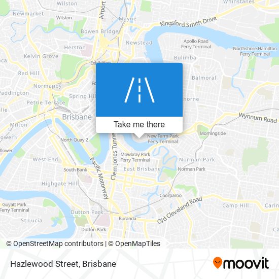 Mapa Hazlewood Street