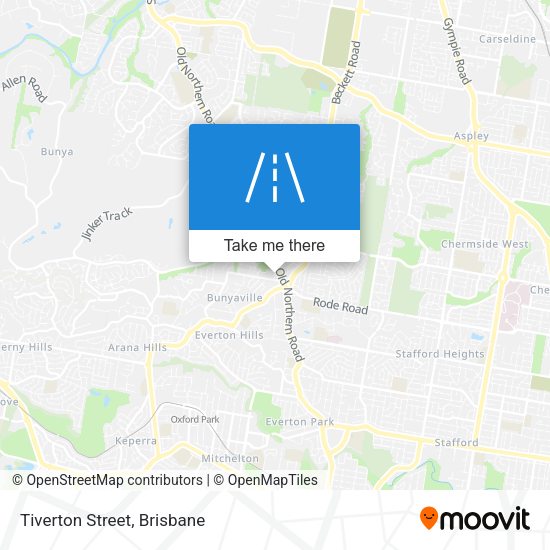Tiverton Street map