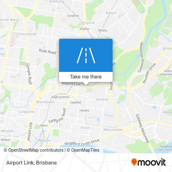 Airport Link map