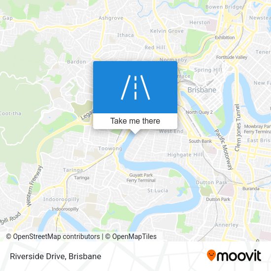 Riverside Drive map