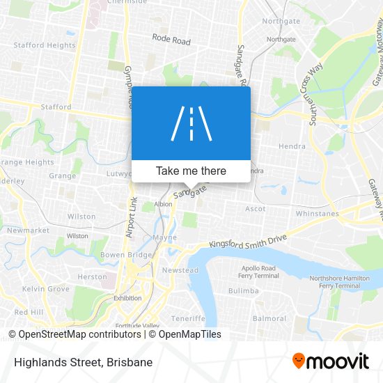 Highlands Street map