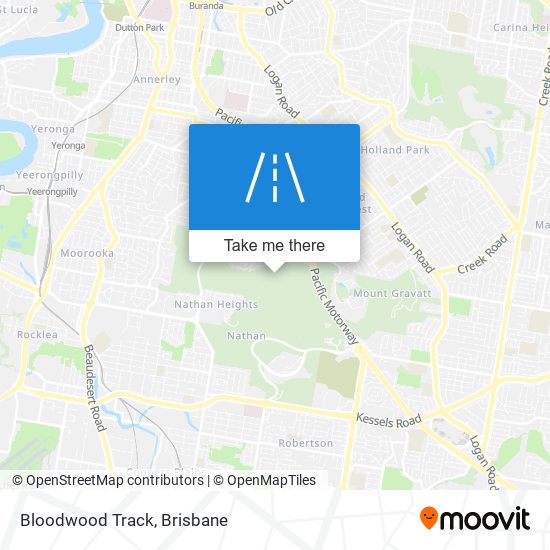 Bloodwood Track map