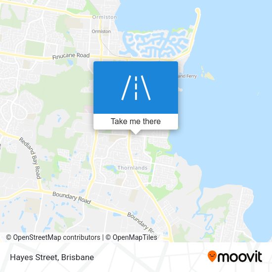 Hayes Street map