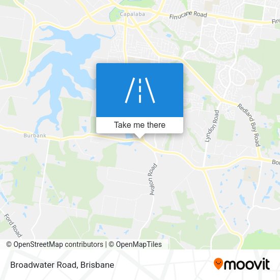 Broadwater Road map