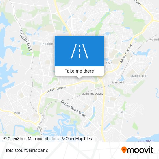 Ibis Court map
