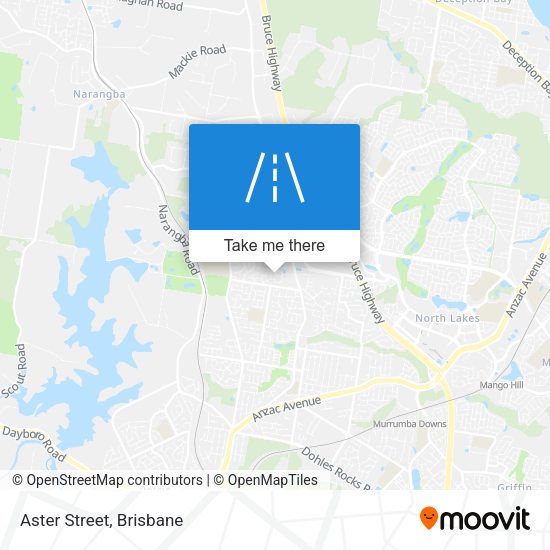Aster Street map