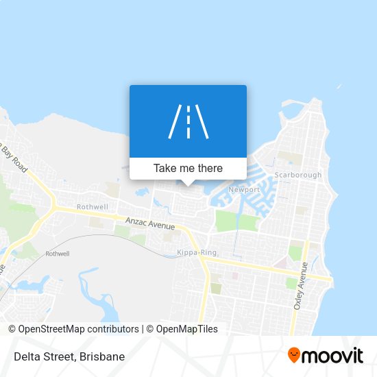 Delta Street map
