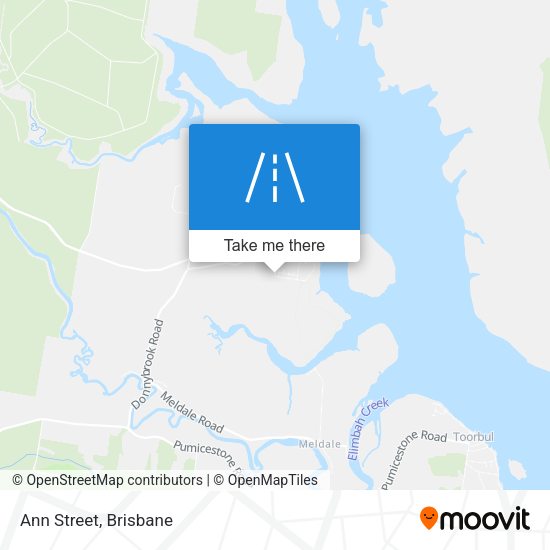 Ann Street map