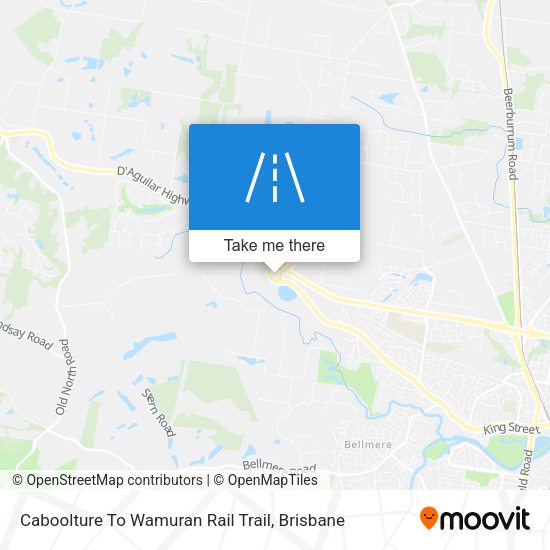 Caboolture To Wamuran Rail Trail map