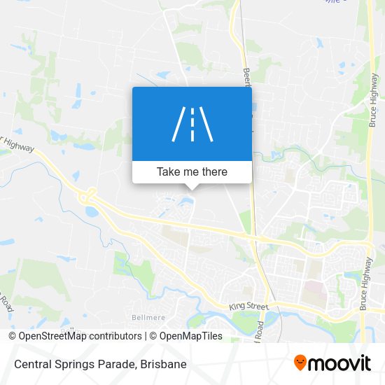 Central Springs Parade map
