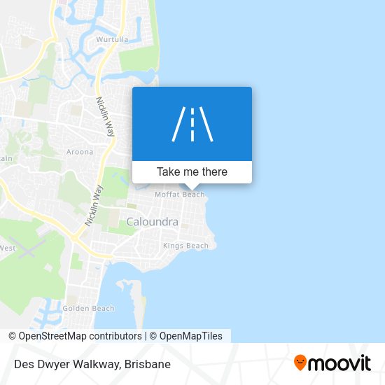 Des Dwyer Walkway map