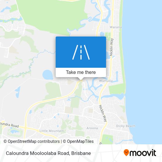 Caloundra Mooloolaba Road map