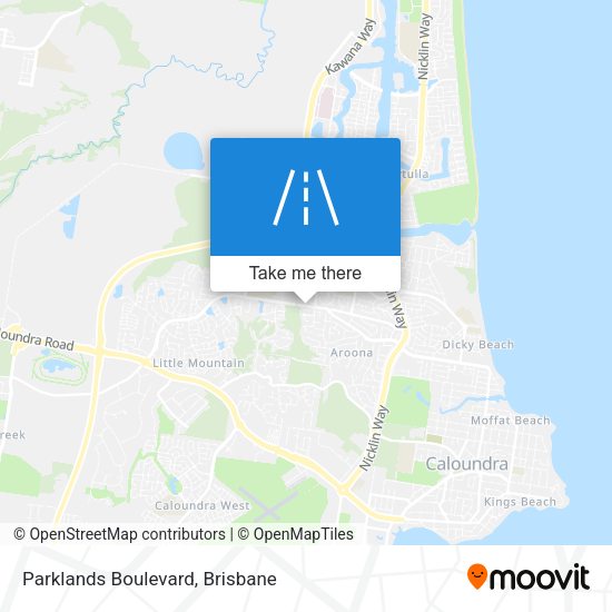 Parklands Boulevard map