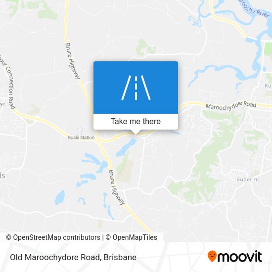 Old Maroochydore Road map