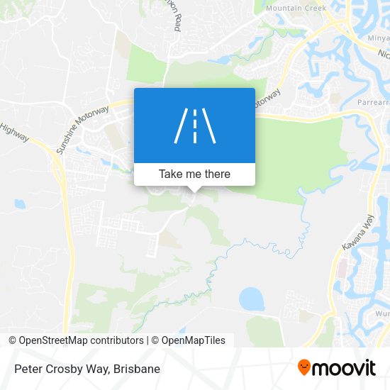Peter Crosby Way map