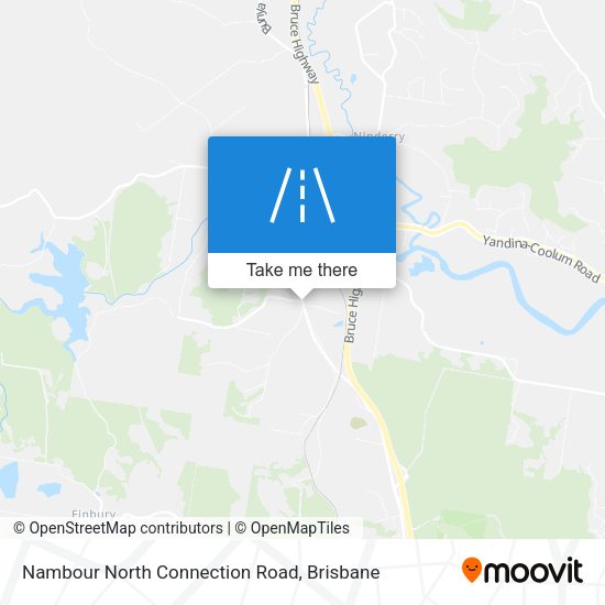 Nambour North Connection Road map