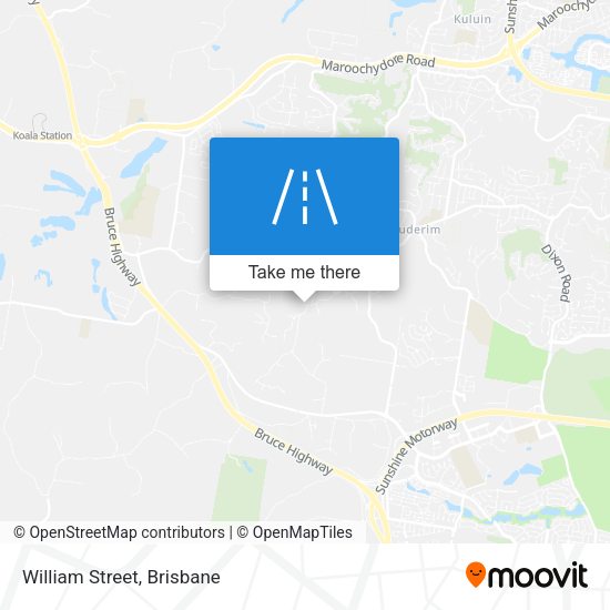 William Street map