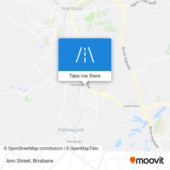 Ann Street map