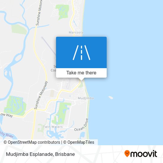 Mudjimba Esplanade map