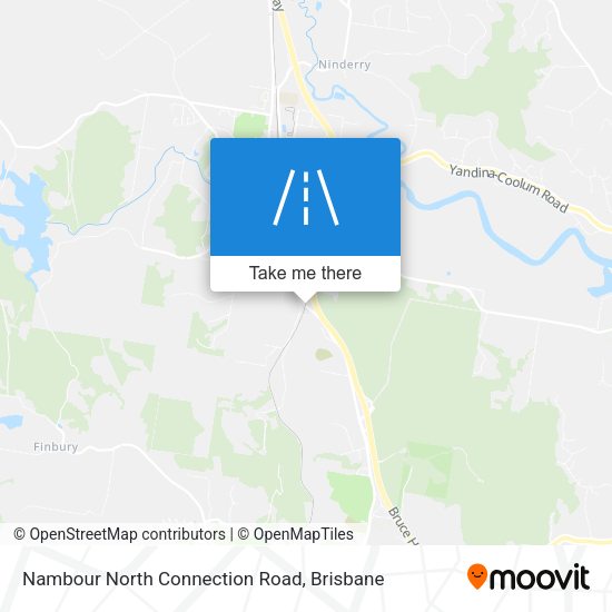 Nambour North Connection Road map