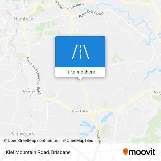 Kiel Mountain Road map