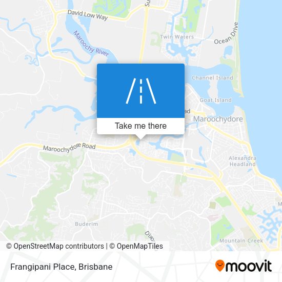 Frangipani Place map