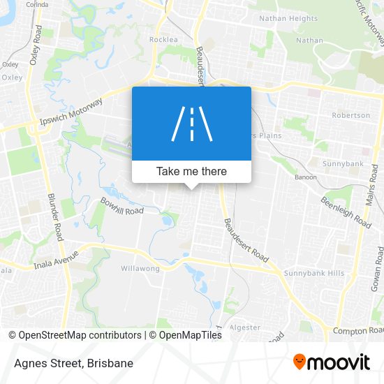 Agnes Street map