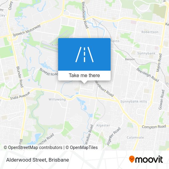 Alderwood Street map