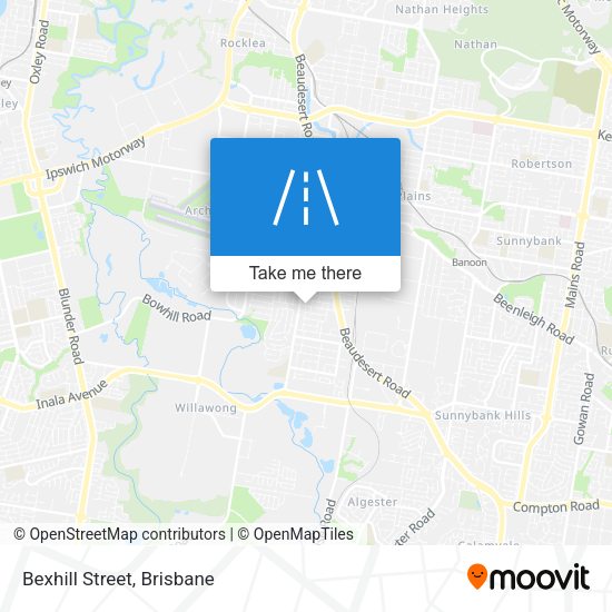 Bexhill Street map