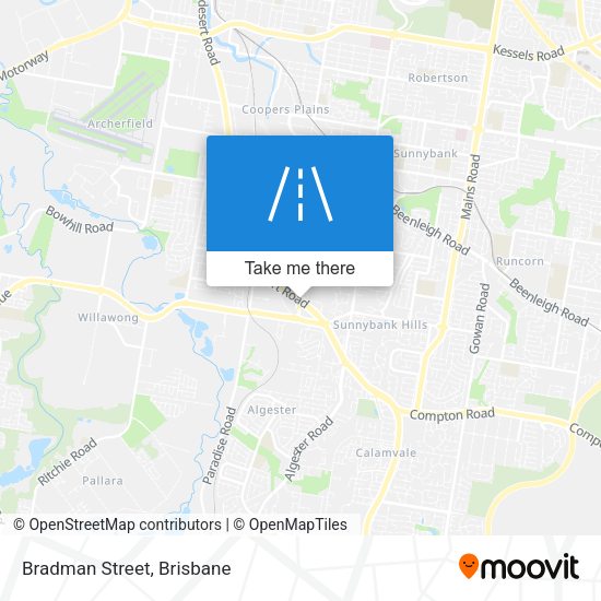 Bradman Street map